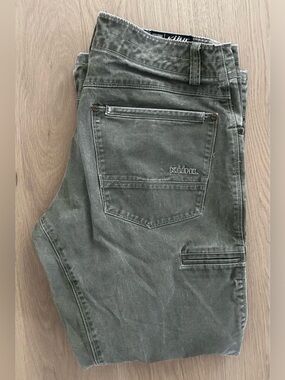 KUHL Rydr Vintage Patina Green Khaki Pants - Size 33x30
